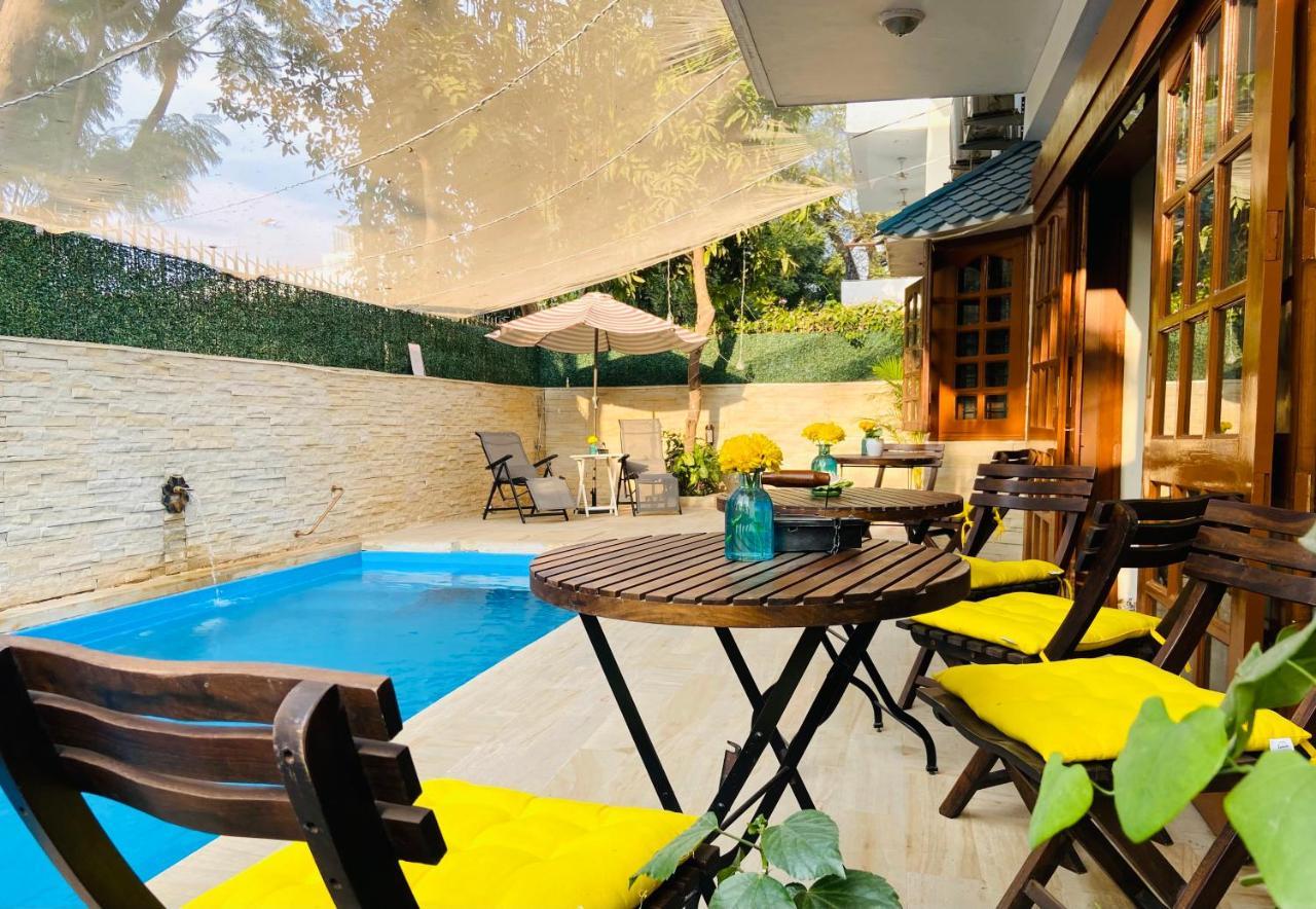 Roshani Pool Villa Gurgaon - 7Br #Privatepool #Villa #Bungalow #Garden #Staycation 外观 照片