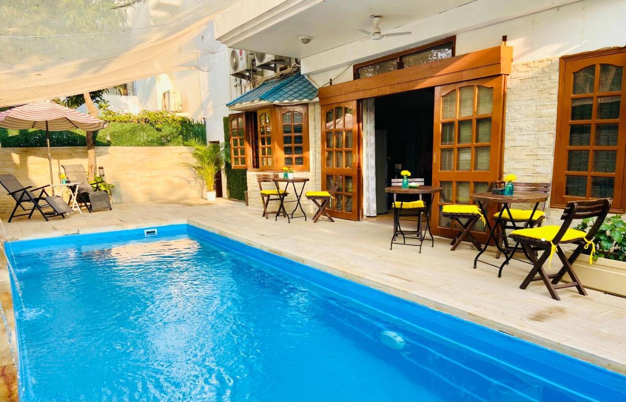 Roshani Pool Villa Gurgaon - 7Br #Privatepool #Villa #Bungalow #Garden #Staycation 外观 照片
